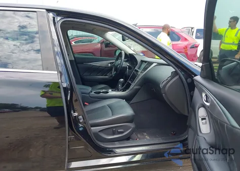 2016 Infiniti Q50 3.0T Premium from USA, damaged, VIN JN1EV7AR4GM341243